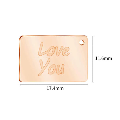 Personalized Envelope Locket Necklace – Custom Engraved Pendant with AR Experience | Smart Tech Jewelry in Gold, Rose, & White Gold